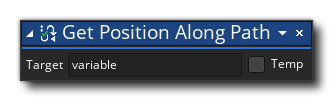 Get Position Along Path Action