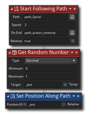 Path Position Example