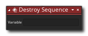 Destroy Sequence Element Action