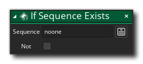 If Sequence Exists Action