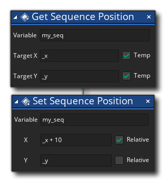 Set Sequence Position Example