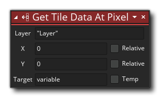 Get Tile Data At Pixel Action