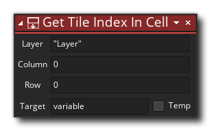 Get Tile Index In Cell Action