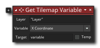 Get Tilemap Variable Action