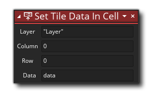 Set Tile Data In Cell Action