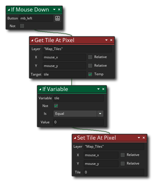 Set Tile Index At Pixel Example
