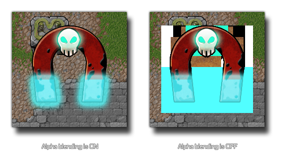 Alpha blend example