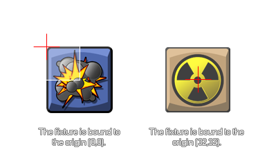 Physics fixture binding example