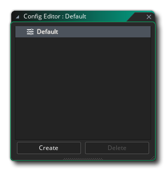 The Configuration Editor