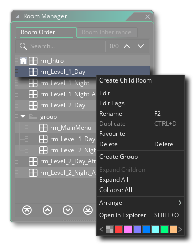 Room Manager RMB menu