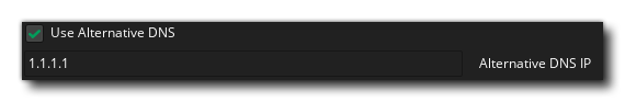 Use Alternative DNS